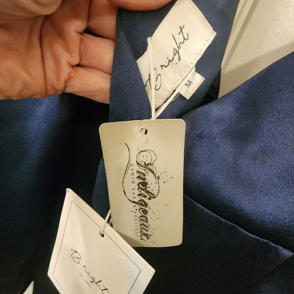 New navy mini dress B. right - Picture 5 of 6